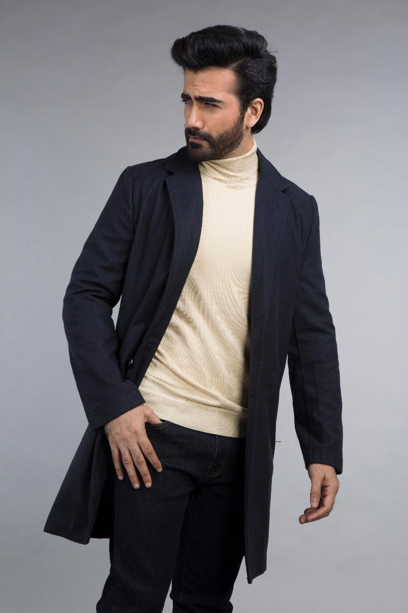 Blue Overcoat Jacket David