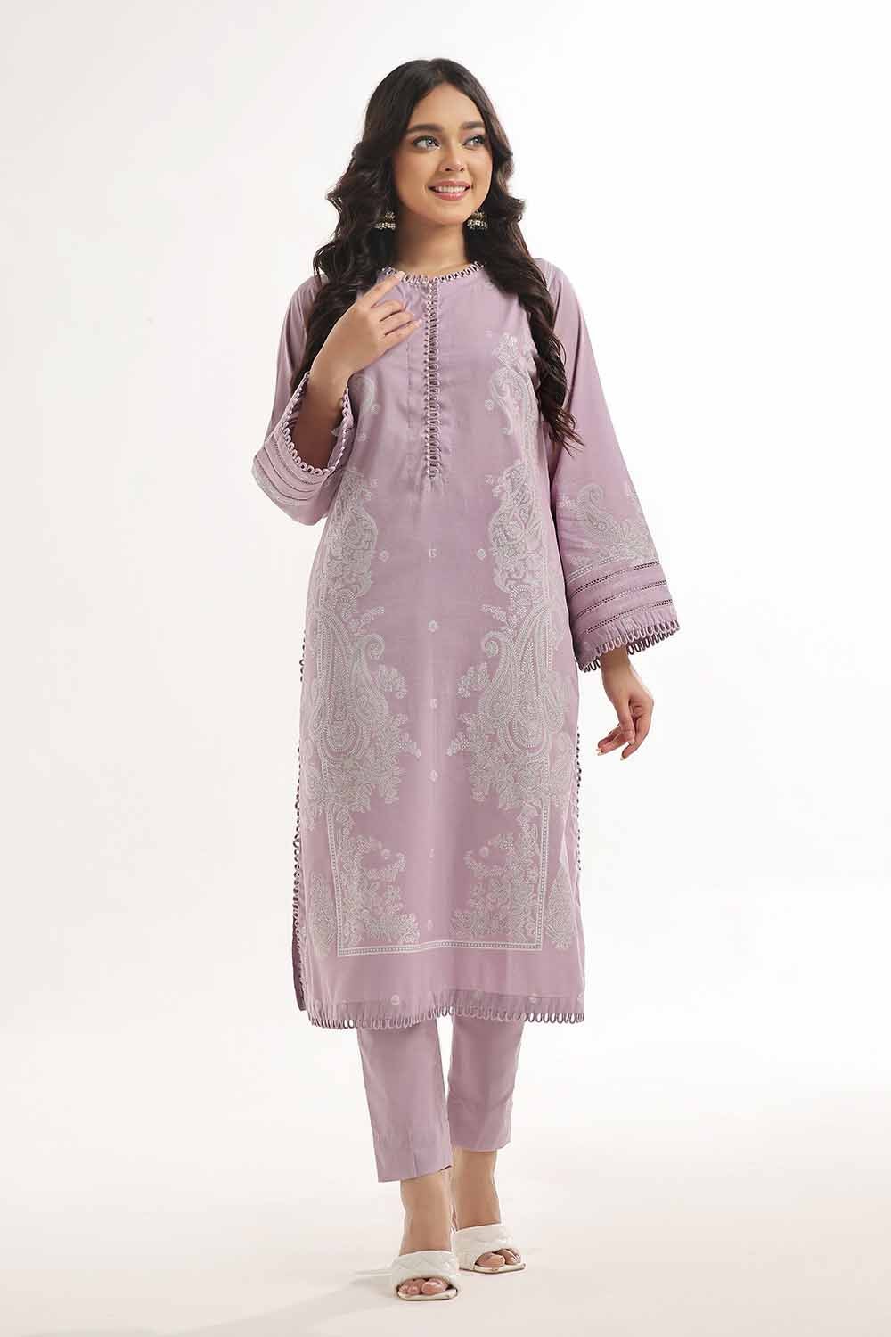 2 Piece Unstitched Printed Jacquard Suit JT-42003 B
