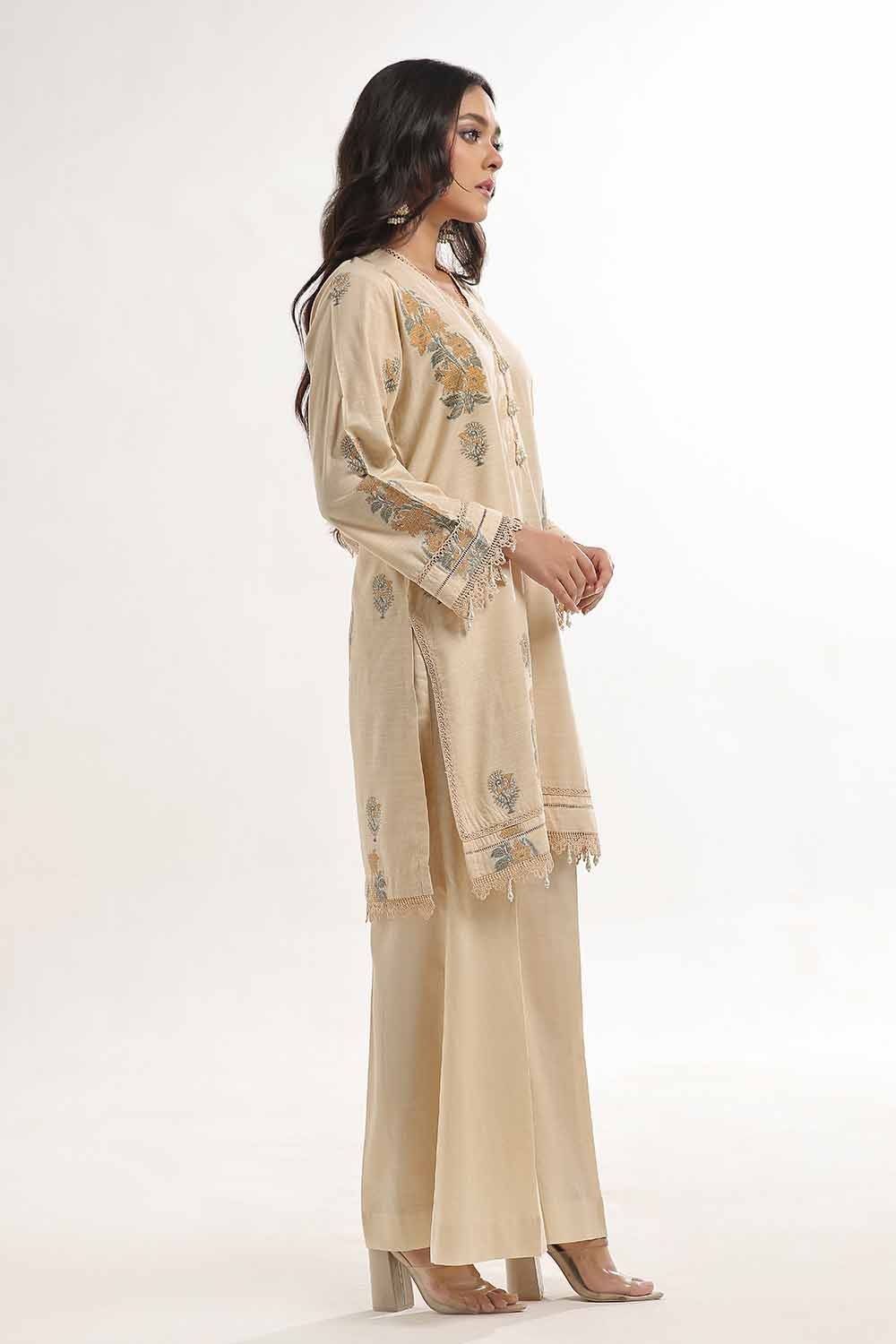 2 Piece Unstitched Printed Jacquard Suit JT-42005