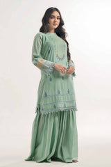 2 Piece Unstitched Printed Jacquard Suit JT-42006