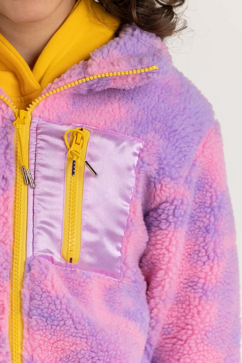 Junior Girl Pink-Purple Jacket 224-410-008