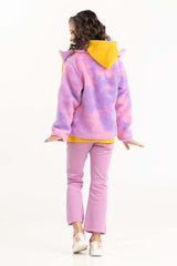 Junior Girl Pink-Purple Jacket 224-410-008