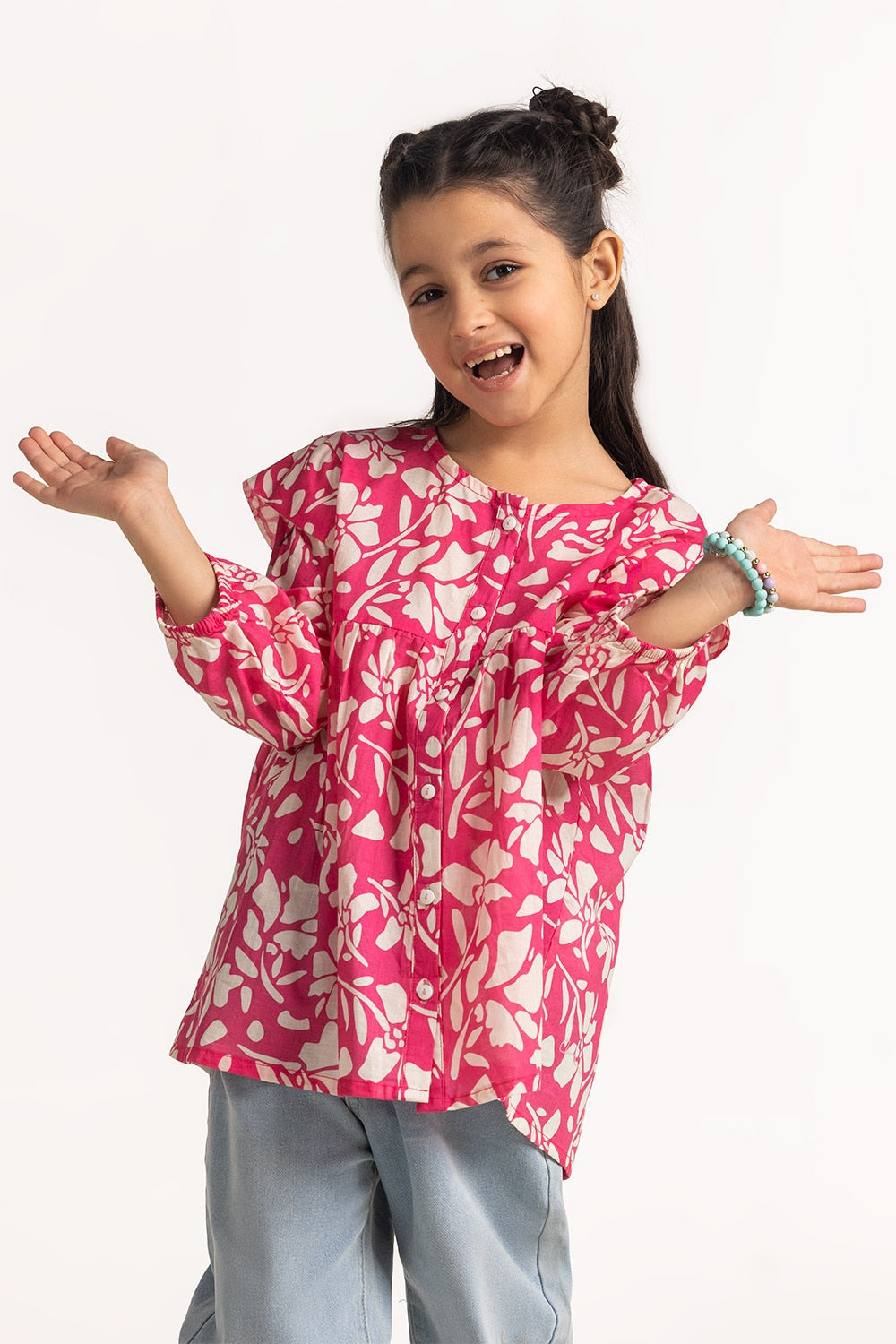 Junior Girls Printed Blouse JG-BLS-SS24-024