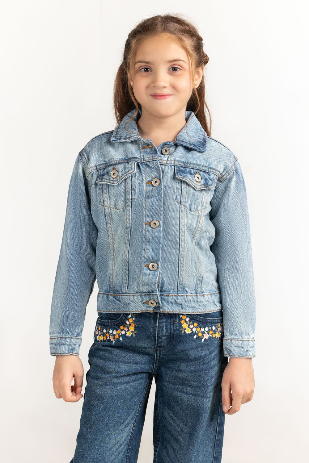 Junior Girls Denim Jackets JG-JKT-WS24-013