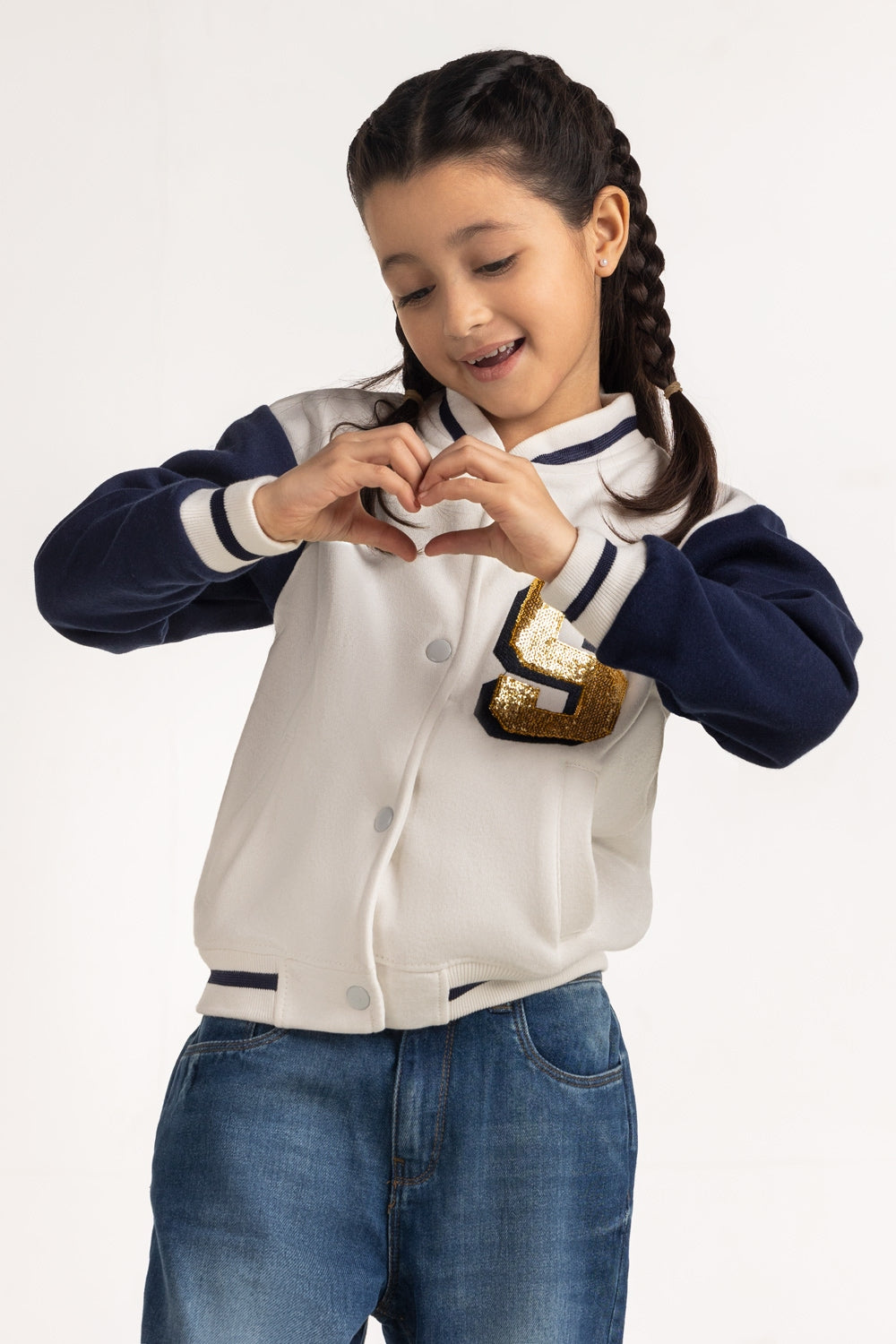 Junior Girls Plain Sweatshirt JG-SWS-WS23-003