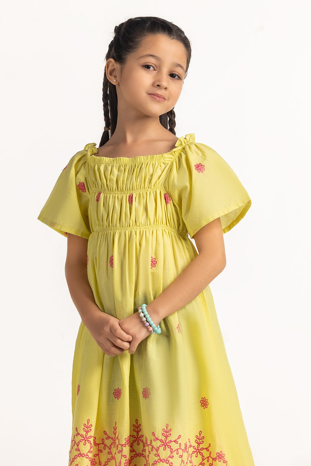Junior Girls Embroidery Top JG-DRS-SS24-034