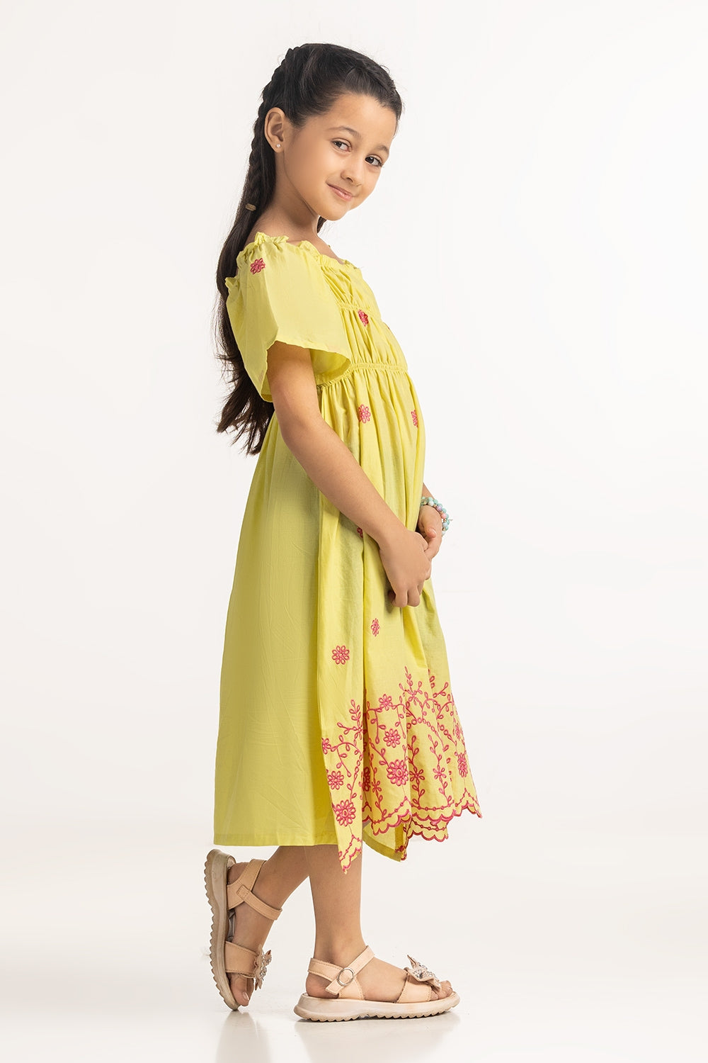 Junior Girls Embroidery Top JG-DRS-SS24-034