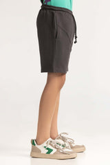 Junior Boy Anthracite Basic Short JB-SHT-SS24-007