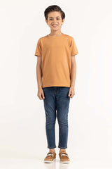 Junior Boy Brown T-Shirt 231-313-001 C