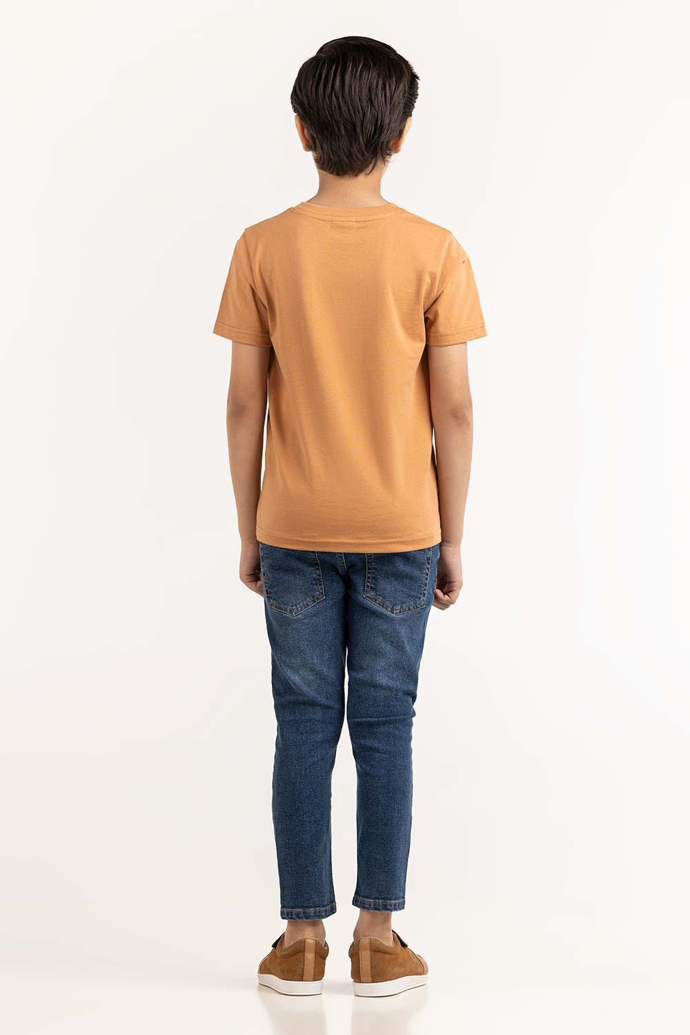 Junior Boy Brown T-Shirt 231-313-001 C