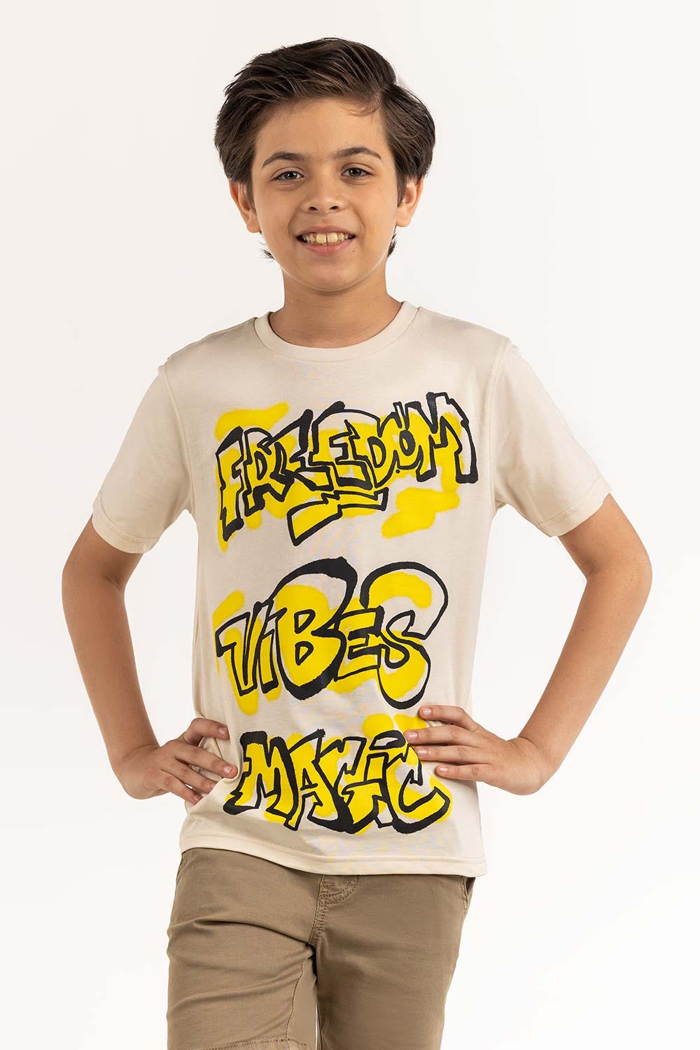 Junior Boy Chalk T-Shirt 231-313-017