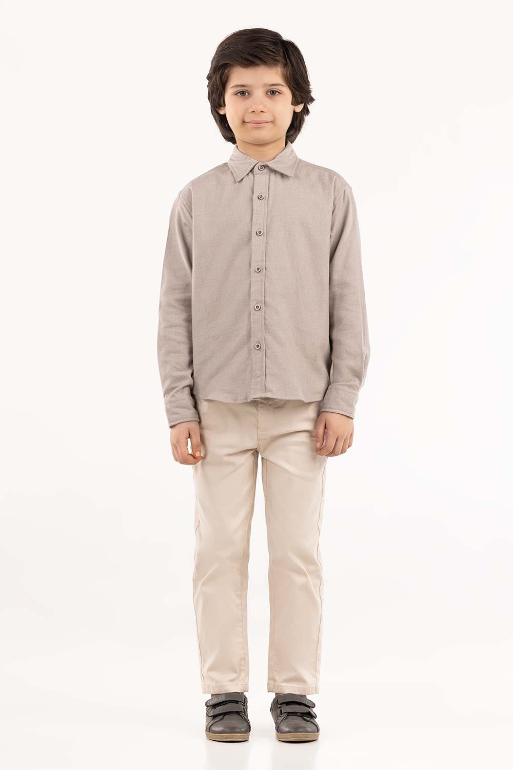 Junior Boy Fawn Casual Shirt 224 -317-022 A