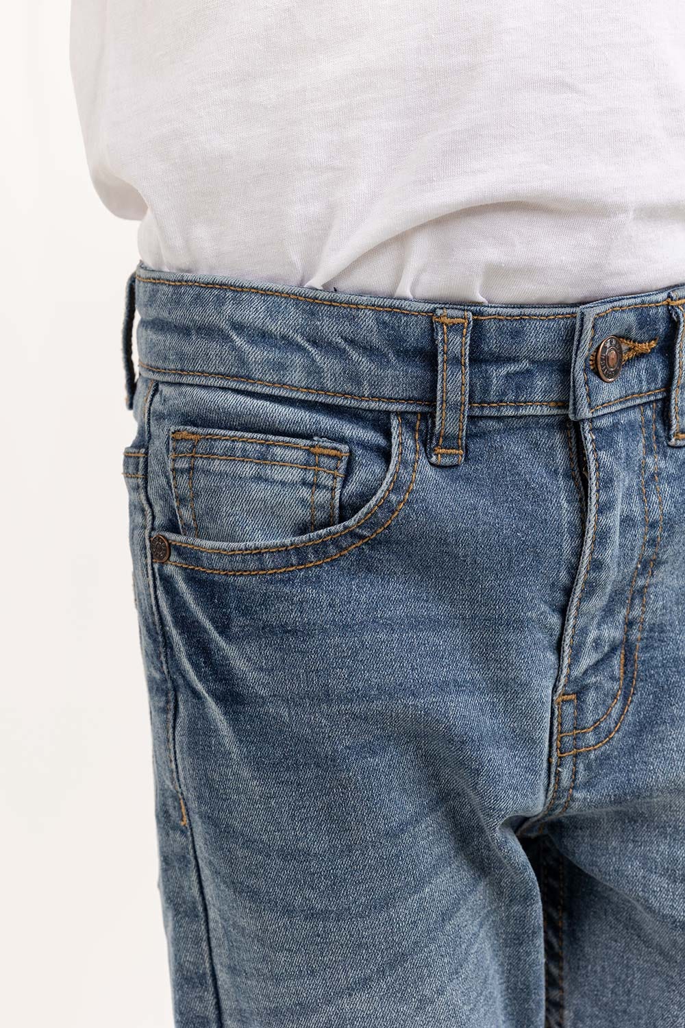 Junior Boy Medium Blue Jeans 231-321-001 B