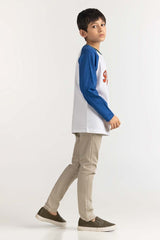 Junior Boy Multi Black Tee JB-TS-WS23-005