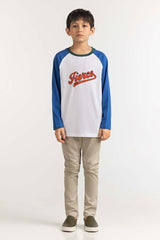 Junior Boy Multi Black Tee JB-TS-WS23-005