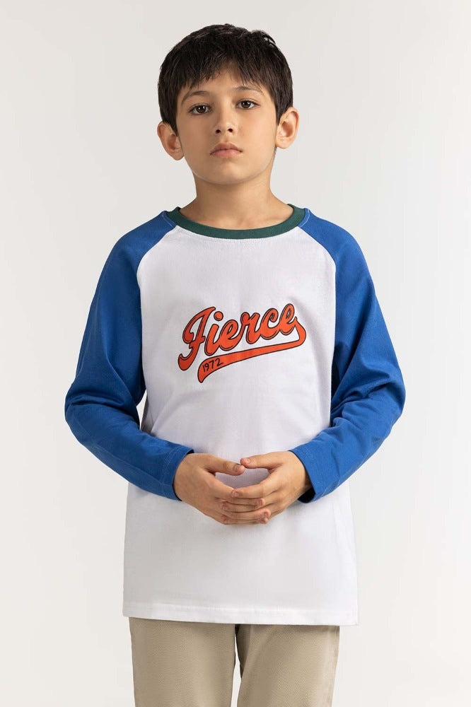 Junior Boy Multi Black Tee JB-TS-WS23-005