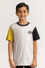 Junior Boy Multi Color Printed Tee JB-TS-SS24-002