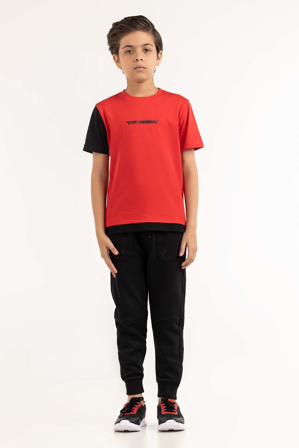 Junior Boy Red T-Shirt 231-313-010