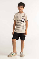 Junior Boy Sand Printed Tee JB-TS-SS24-020