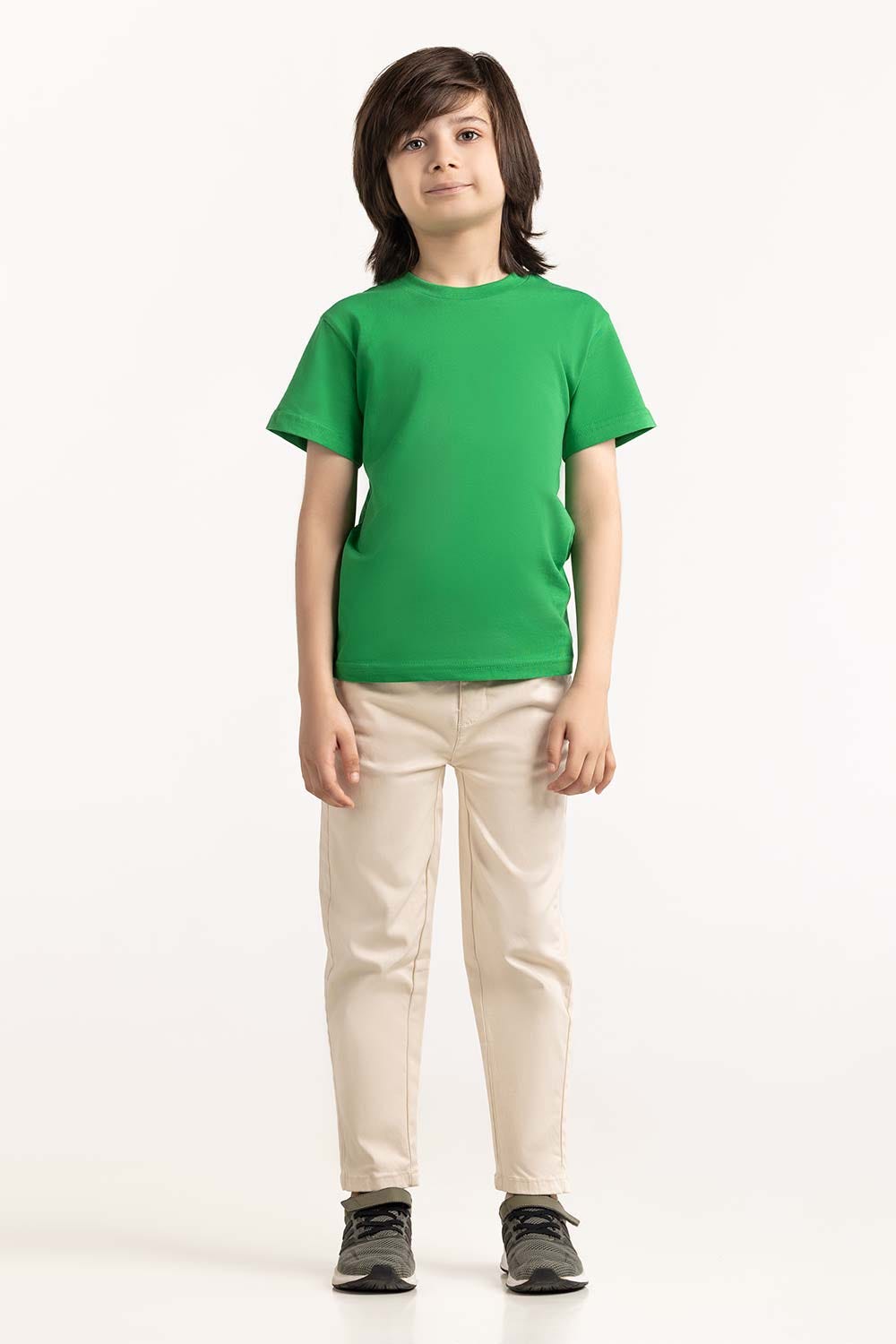 Junior Boy Green T-Shirt 231-313-001 E