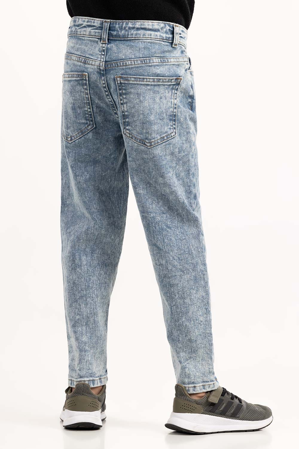 Junior Boy Jeans With An Adjustable Inner Waistband 224-321-013