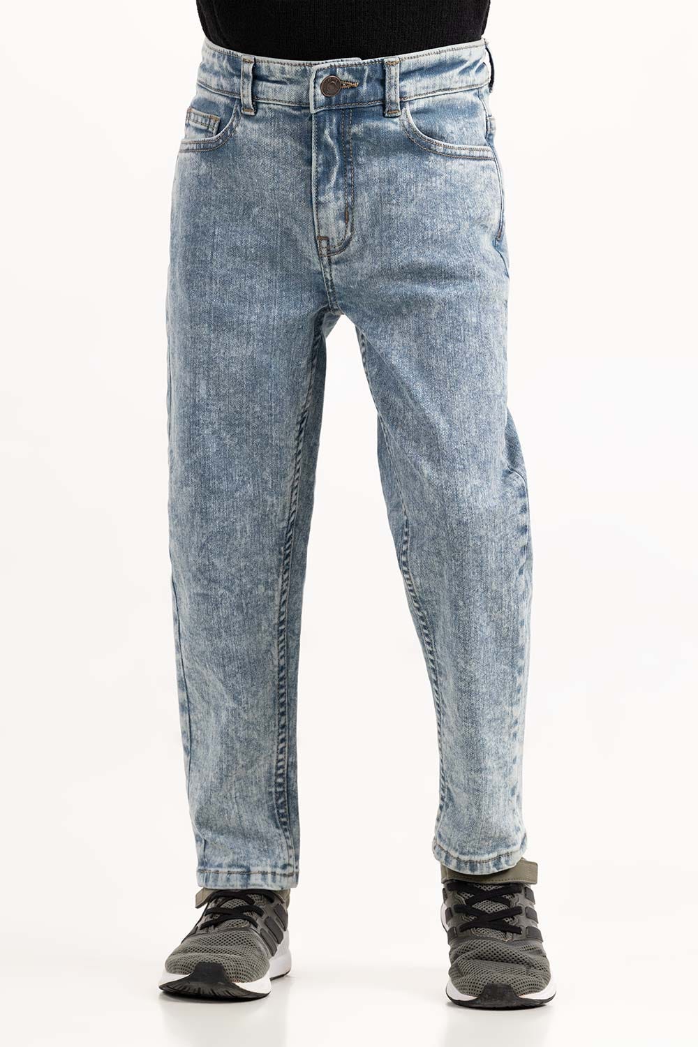 Junior Boy Jeans With An Adjustable Inner Waistband 224-321-013