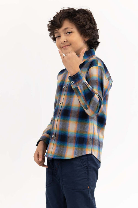 Junior Boy Multi Casual Shirt 224-317-010