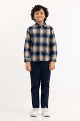 Junior Boy Multi Casual Shirt 224-317-010
