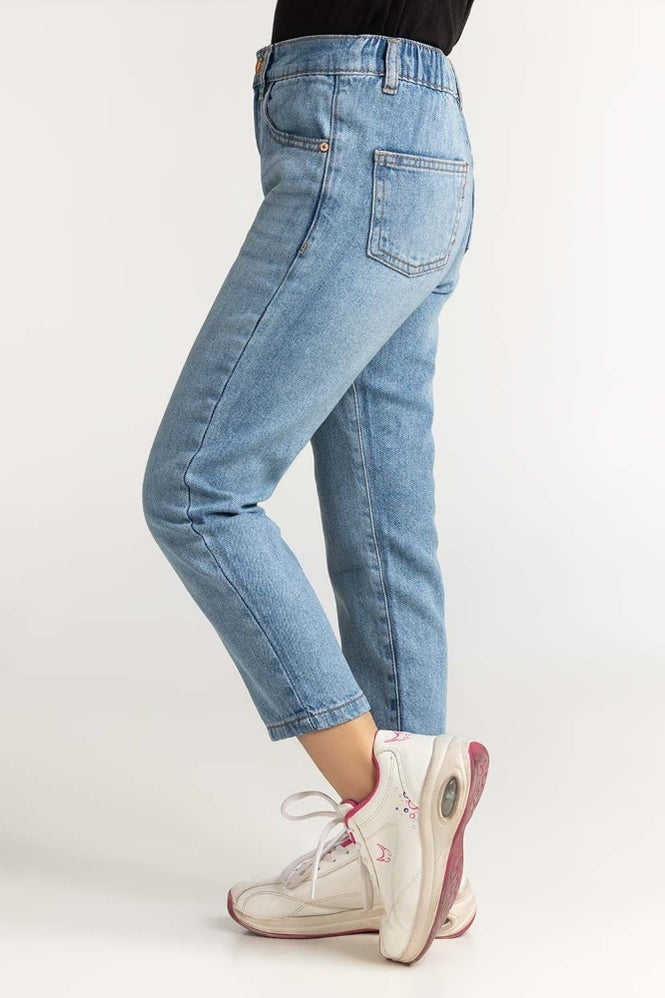 Junior Girl Blue Basic Jeans JG-JNS-WS23-002