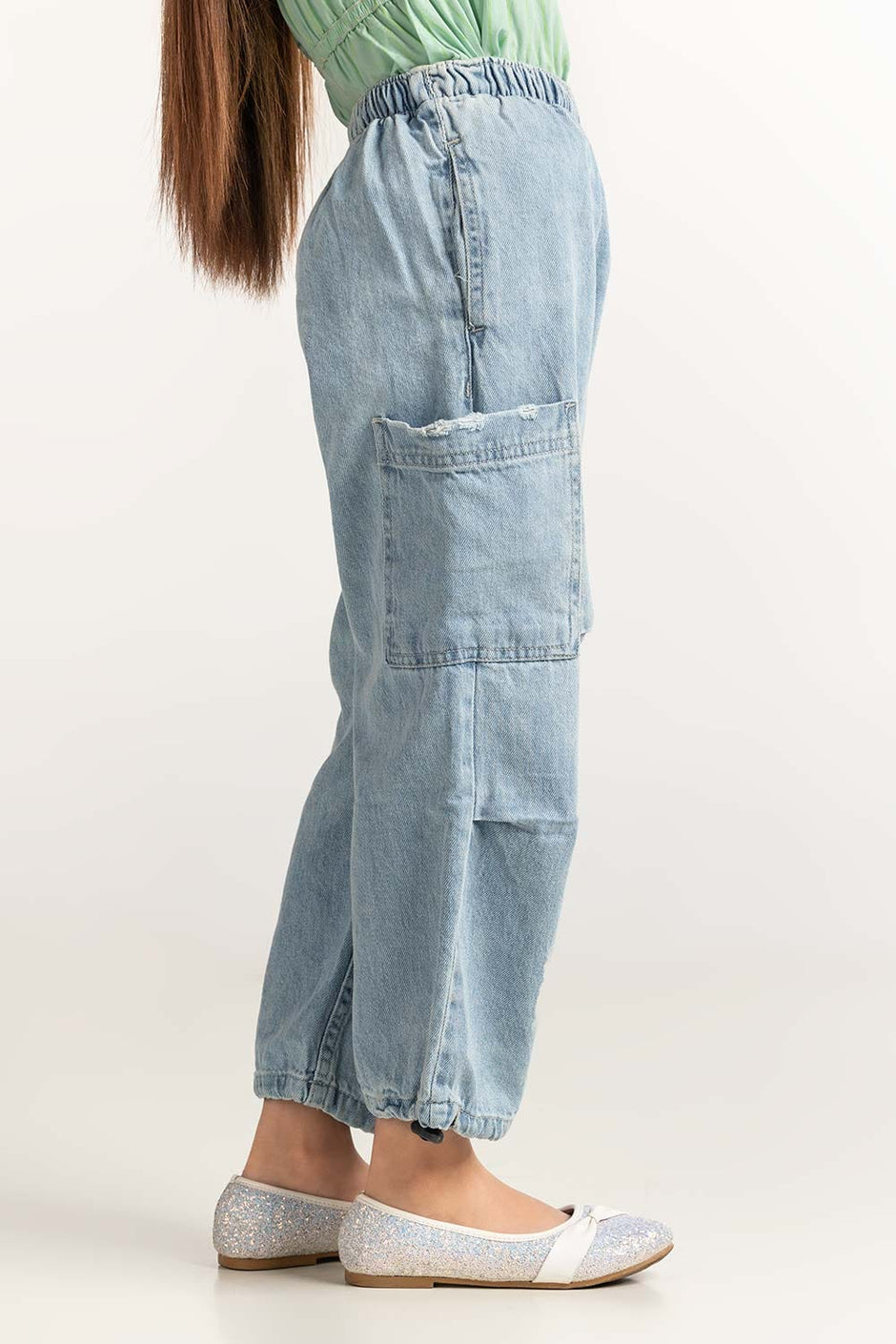 Junior Girl Blue Basic Jeans JG-JNS-WS23-004
