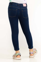 Junior Girl Dark Blue Jeans 231-421-004