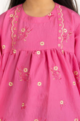 Junior Girl Dark Pink Blouse 231-414-232