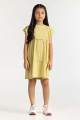 Junior Girl Green Basic Tee 231-414-056