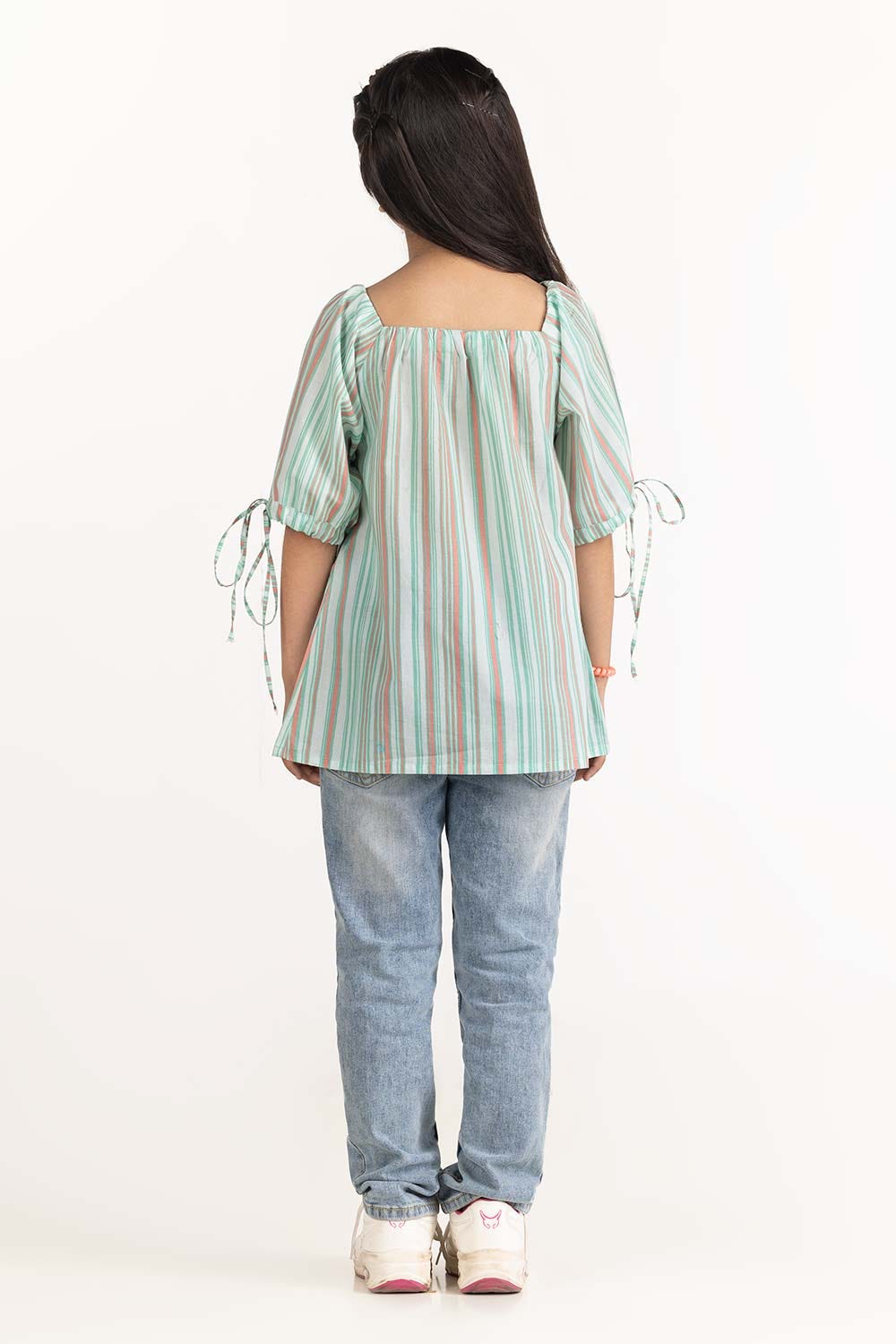 Junior Girl Green Blouse 231-417-310