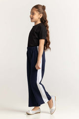 Junior Girl Navy Blue Basic Trouser JG-TRKN-SS24-007