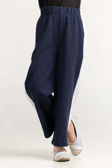 Junior Girl Navy Blue Basic Trouser JG-TRKN-SS24-007