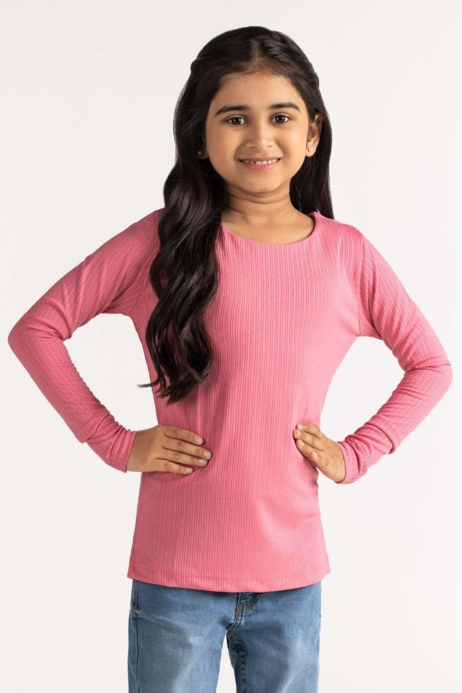 Junior Girl Pink Tee JG-TS23-010