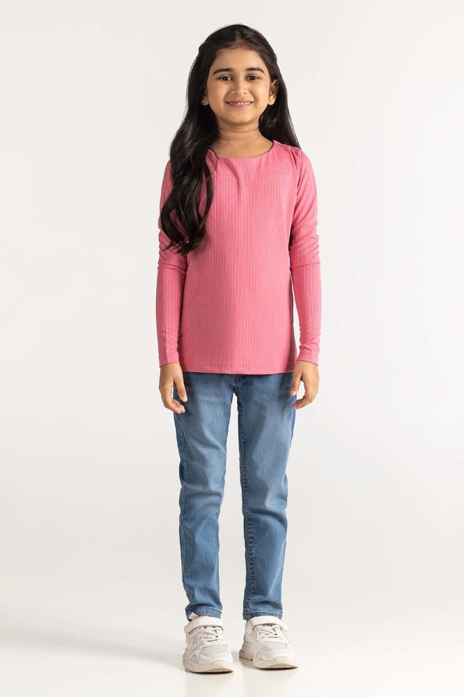 Junior Girl Pink Tee JG-TS23-010