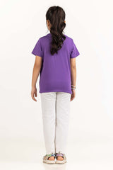 Junior Girl Purple T-Shirt 231-619-009