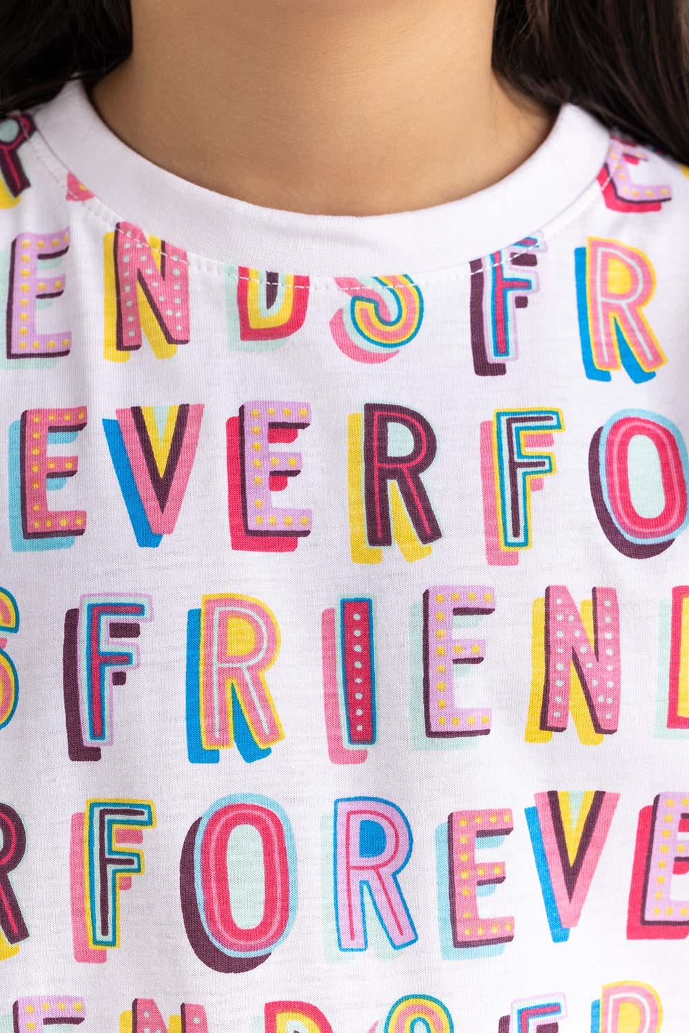 Junior Girl White T-Shirt 231-613-022