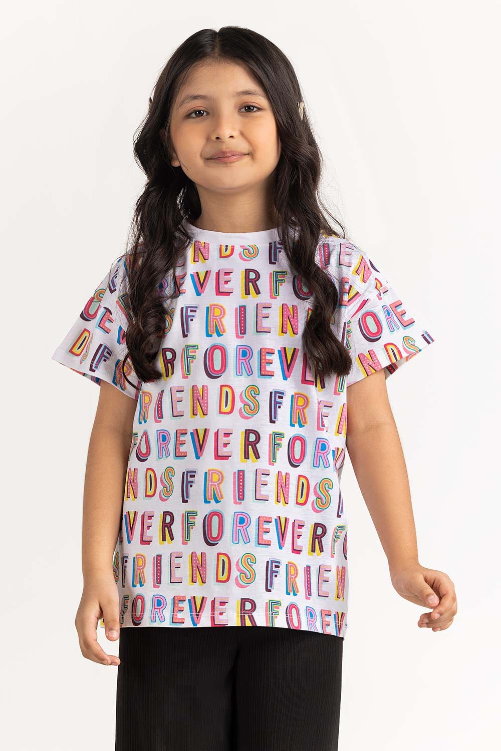 Junior Girl White T-Shirt 231-613-022