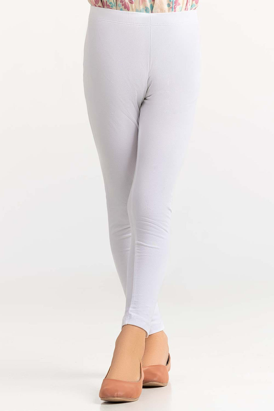 Junior Girl White Trouser 231-420-004