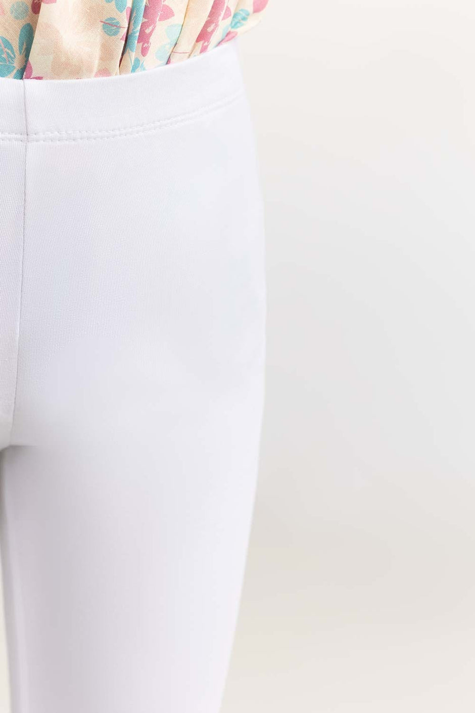 Junior Girl White Trouser 231-420-004