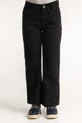 Junior Girls Black Basic Denim Jeans JG-JNS-WS23-001