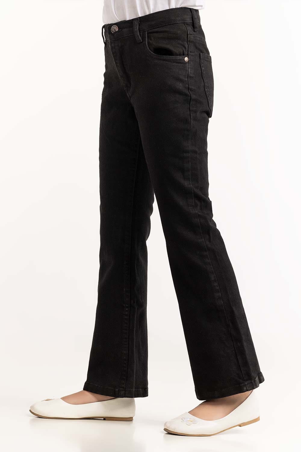 Junior Girl Black Trouser JGNB-2210064-B