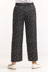 Junior Girl Black & White Trouser 231-420-230