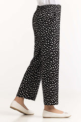 Junior Girl Black & White Trouser 231-420-230