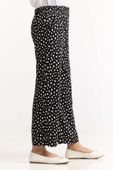 Junior Girl Black & White Trouser 231-420-230