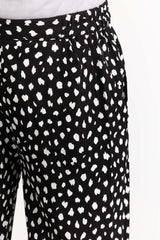 Junior Girl Black & White Trouser 231-420-230