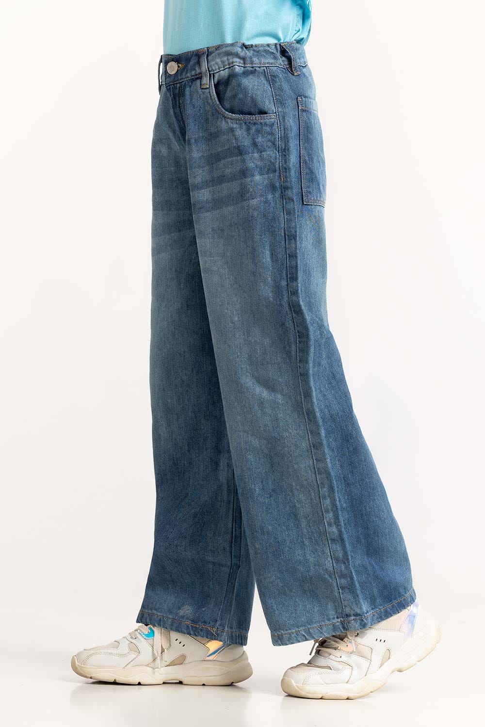 Junior Girl Light Blue Jeans 224-421-011